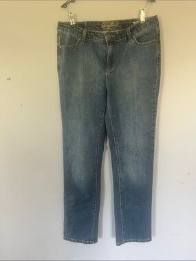 Buffalo David Bitton Mid Blue Straight-Leg Women’s Jeans 8x30